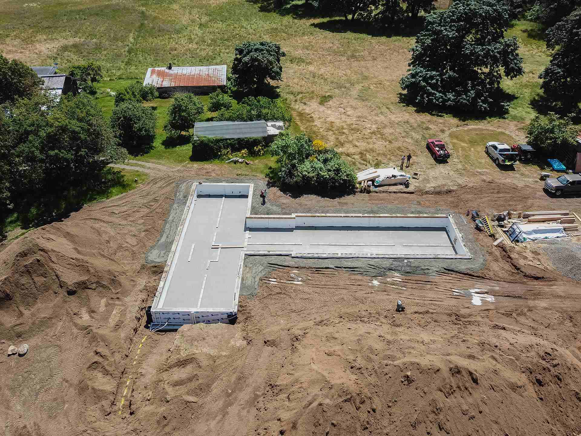 A View from Above, Stage 1 | Hornby Island Build